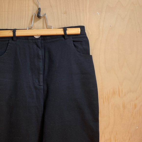 Our Second Nature | Black Cotton Stretch Pants S - Picture 4 of 9